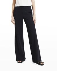 Theory - Terena Precision Ponte Cropped Wide-Leg Pants - Lyst
