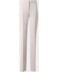 Akris - Carl Twisted Linen Double-Face Straight-Leg Pants - Lyst
