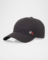 Loewe - Flag Patch Cotton Baseball Cap - Lyst