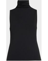 Vince - Sleeveless Turtleneck Top - Lyst