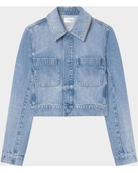 FRAME - The Small Denim Jacket - Lyst