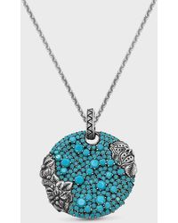 Stephen Dweck - Turquoise Pave Pendant Necklace - Lyst