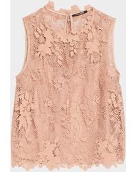 Kobi Halperin - Rayne Sleeveless Botanical Garden Lace Blouse - Lyst