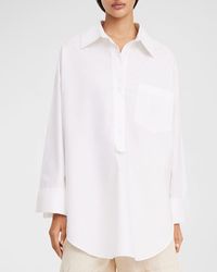 By Malene Birger - Maye Oversized Organic Cotton Shirt - Lyst