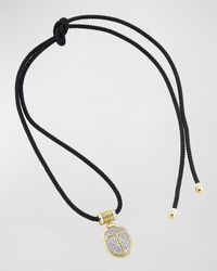 Emily P. Wheeler - Soft Scarab Necklace With 18k Yellow Gold And Diamonds - Lyst