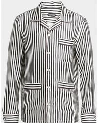 Tom Ford - Apos;S Silk Stripe Button-Down Shirt - Lyst