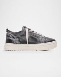 Represent - Apos;S Htn Distressed Leather Sneakers - Lyst