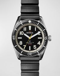 Shinola - 42mm The Duck Water-resistant Watch W/ Rubber Strap - Lyst