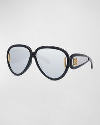 Loewe - Anagram Oversized Oval Sunglasses - Lyst