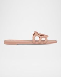 Gucci - Interlocking G Slide Sandal, Rubber - Lyst