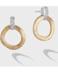 Marco Bicego - 18k Jaipur Yellow Gold Medium Stud Drop Earrings - Lyst