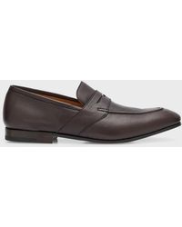 Paul Stuart - Chicago Leather Penny Loafers - Lyst
