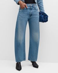 Mother - The Half Pipe Flood Jeans - Lyst