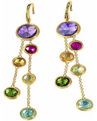 Marco Bicego - Jaipur 18K Mixed Stone Two Strand Earrings - Lyst