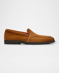 Santoni - Apos;S Malibu Suede Slip-On Sport Loafers - Lyst