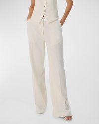 Ronny Kobo - 98 Wide-Leg Twill Suiting Pants - Lyst
