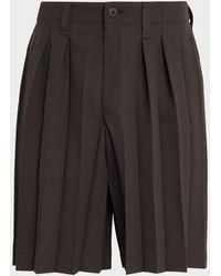 Homme Plissé Issey Miyake - Edge Ensemble Pleated Shorts - Lyst