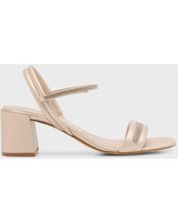 Pedro Garcia - Utah Metallic Embellished Ankle-grip Sandals - Lyst