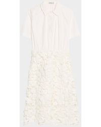 Jonathan Simkhai - Colette Short-Sleeve Combo Dress - Lyst