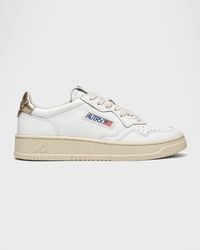 Autry - Medalist Low-top Bicolor Leather Sneakers - Lyst