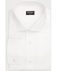 ZEGNA - Trofeotm Cotton Dress Shirt W/ French Cuffs - Lyst