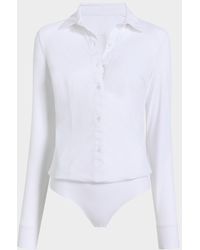 Commando - Classic Ribbed Button-Down Bodysuit - Lyst