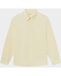 FRAME - Apos;S Pyjama Cotton Stripe Button-Down Shirt - Lyst