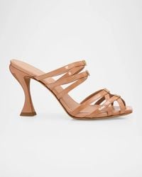 Zimmermann - 85Mm Solstice Patent Leather Mules - Lyst