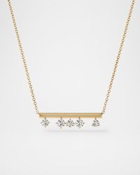 Hearts On Fire - Barre 18K Floating Diamond Pendant Necklace - Lyst