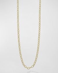 Lagos - 18k Signature Caviar 4x3mm Oval Link Chain Necklace, 18"l - Lyst