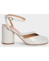 Maison Margiela - Tabi Leather Split-Toe Pumps - Lyst