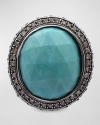 Stephen Dweck - American Turquoise Champagne Diamond Ring, Size 7 - Lyst