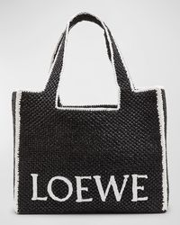 Loewe - X Paula'S Ibiza Font Logo Large Tote Bag - Lyst