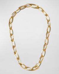 Marco Bicego - Jaipur Link 18k Yellow Gold Oval Link Convertible Lariat Necklace - Lyst