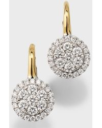 Frederic Sage - Small Round Firenze Ii Diamond Cluster Earrings - Lyst