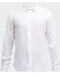 Orlebar Brown - Giles Linen Sport Shirt - Lyst
