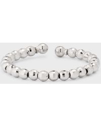 Platinum Born - 950 Platinum Faceted Bead Ring, Size 7.5-9 - Lyst