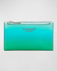 Kate Spade - Morgan Small Bifold Ombre Leather Wallet - Lyst