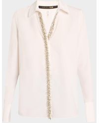 Kobi Halperin - Gabbay Embellished Button-Down Blouse - Lyst