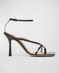 Bottega Veneta - Multi Strap Stretch High-heel Sandals - Lyst