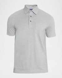 Ralph Lauren - Cotton And Cashmere Pique Pocket Polo Shirt - Lyst