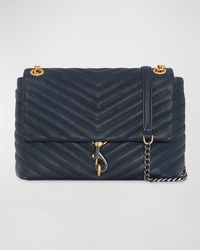 Rebecca Minkoff - Edie Flap Quilted Leather Shoulder Bag - Lyst