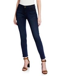 DL1961 Womens Danny Mid Rise Full Length Skinny Jeans