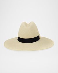 Gigi Burris Millinery - Requiem Straw Fedora Hat - Lyst