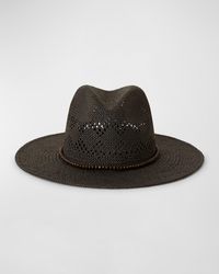 BTB Los Angeles - Lucy Straw Fedora With Beaded Band - Lyst