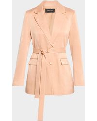Kobi Halperin - Jessi Belted Cotton Jacket - Lyst