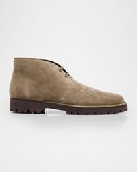 Vince - Apos;S Jerome Suede Lug-Sole Chukka Boots - Lyst