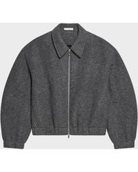 Helmut Lang - Apos;S Wool Bonded Full-Zip Bomber Jacket - Lyst