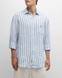 Rodd & Gunn - Napier South Linen Stripe Casual Button-Down Shirt - Lyst