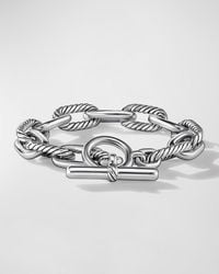 David Yurman - Dy Madison Toggle Chain Bracelet In Silver, 11mm - Lyst